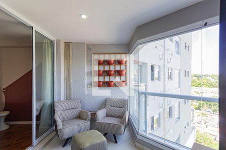 Varanda de apartamento para alugar com 1 quarto, 49m² em Campo Belo, São Paulo