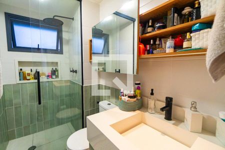 Banheiro da Suíte de apartamento à venda com 2 quartos, 77m² em Vila Clementino, São Paulo
