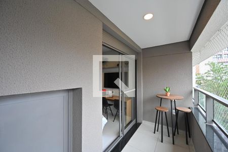 Varanda de kitnet/studio à venda com 1 quarto, 27m² em Vila Clementino, São Paulo