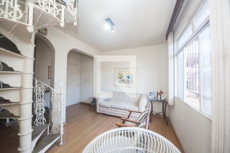 sala1 de apartamento à venda com 3 quartos, 175m² em São Lucas, Belo Horizonte