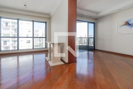 Sala de apartamento à venda com 3 quartos, 228m² em Brooklin, São Paulo