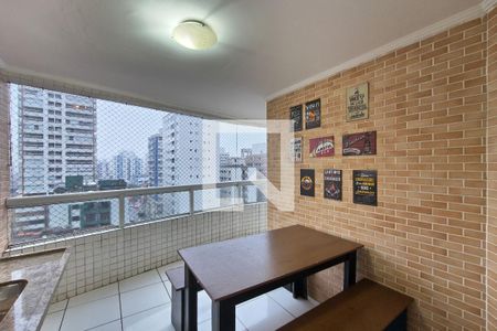 Sacada  de apartamento para alugar com 2 quartos, 75m² em Aviação, Praia Grande