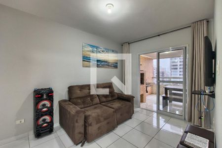 Sala de apartamento para alugar com 2 quartos, 75m² em Aviação, Praia Grande