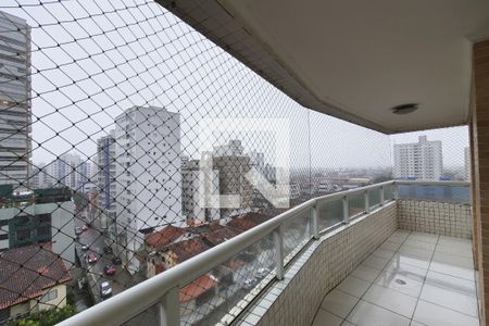 Sacada  de apartamento para alugar com 2 quartos, 75m² em Aviação, Praia Grande