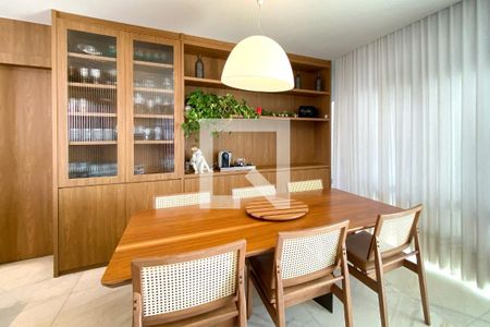 Sala de Jantar de apartamento à venda com 4 quartos, 134m² em Belvedere, Belo Horizonte