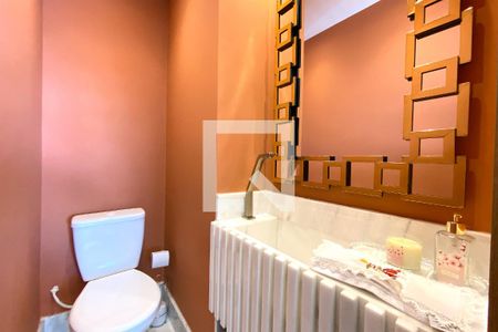 Lavabo da Sala de apartamento à venda com 4 quartos, 134m² em Belvedere, Belo Horizonte