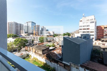 Varanda da Sala de apartamento para alugar com 2 quartos, 49m² em Santo Cristo, Rio de Janeiro