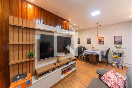 Sala de apartamento para alugar com 2 quartos, 43m² em Vila Homero Thon, Santo André