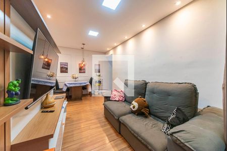 Sala de apartamento para alugar com 2 quartos, 43m² em Vila Homero Thon, Santo André