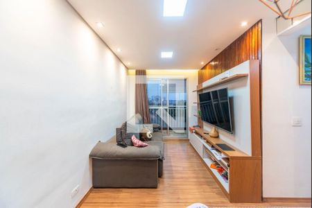 Sala de apartamento para alugar com 2 quartos, 43m² em Vila Homero Thon, Santo André