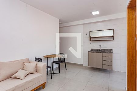 Sala de apartamento para alugar com 1 quarto, 32m² em Vila Brasilio Machado, São Paulo