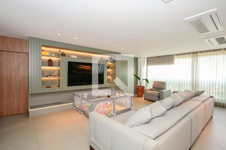 Sala de apartamento para alugar com 3 quartos, 211m² em Real Parque, São Paulo