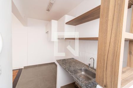 Cozinha de apartamento para alugar com 1 quarto, 42m² em Menino Deus, Porto Alegre