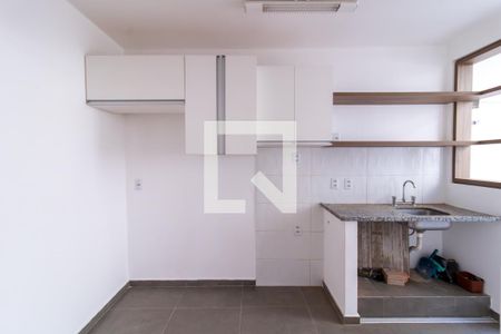 Cozinha de apartamento para alugar com 1 quarto, 42m² em Menino Deus, Porto Alegre