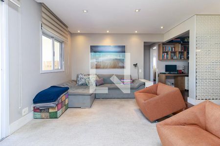 Sala de apartamento para alugar com 2 quartos, 95m² em Chácara Santo Antônio (zona Sul), São Paulo