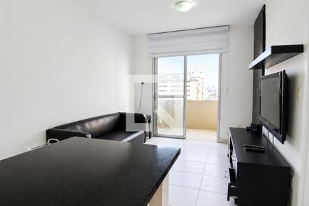 Sala de apartamento para alugar com 1 quarto, 35m² em Morro dos Ingleses, São Paulo