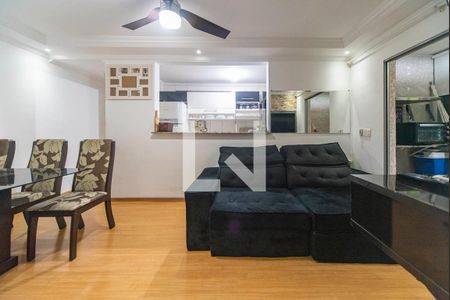 Sala de apartamento à venda com 2 quartos, 49m² em Parque Sao Vicente, Santo André