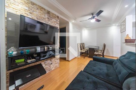Sala de apartamento à venda com 2 quartos, 49m² em Parque Sao Vicente, Santo André