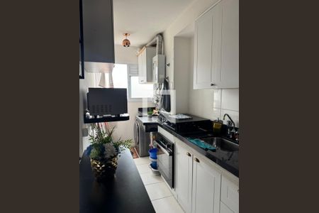 Cozinha de apartamento para alugar com 2 quartos, 51m² em Parque Vitoria, São Paulo