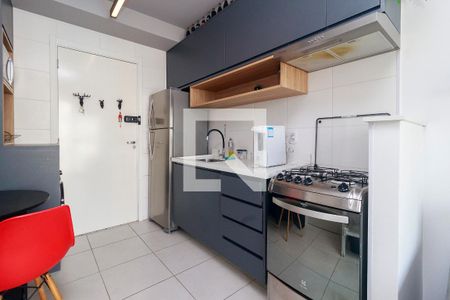 Cozinha de apartamento para alugar com 1 quarto, 29m² em Vila das Belezas, São Paulo