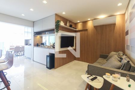 Sala  de apartamento à venda com 2 quartos, 80m² em Tatuapé, São Paulo