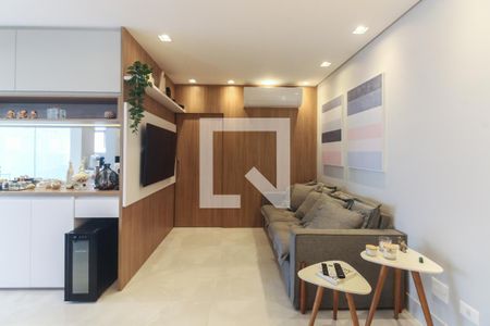 Sala  de apartamento à venda com 2 quartos, 80m² em Tatuapé, São Paulo