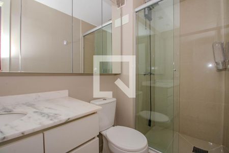 Banheiro da Suíte de apartamento para alugar com 1 quarto, 57m² em Partenon, Porto Alegre