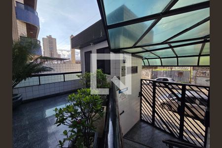 Fachada e portaria de apartamento para alugar com 1 quarto, 52m² em Cidade Ocian, Praia Grande