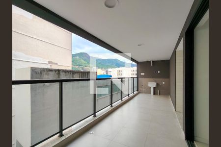 Varanda da Sala de apartamento à venda com 1 quarto, 51m² em Maracanã, Rio de Janeiro