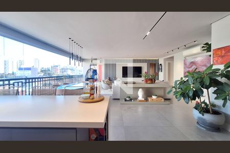 Sala de apartamento à venda com 3 quartos, 164m² em Vila Romana, São Paulo