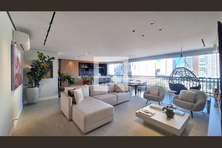 Sala de apartamento à venda com 3 quartos, 164m² em Vila Romana, São Paulo