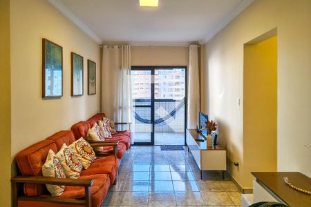 Sala  de apartamento para alugar com 2 quartos, 76m² em Cidade Ocian, Praia Grande