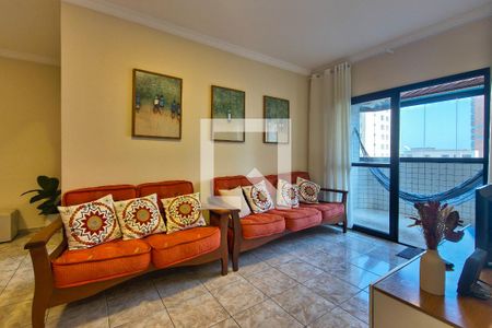 Sala de apartamento para alugar com 2 quartos, 76m² em Cidade Ocian, Praia Grande