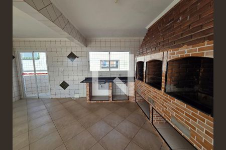 Área comum - Churrasqueira de apartamento para alugar com 1 quarto, 57m² em Cidade Ocian, Praia Grande