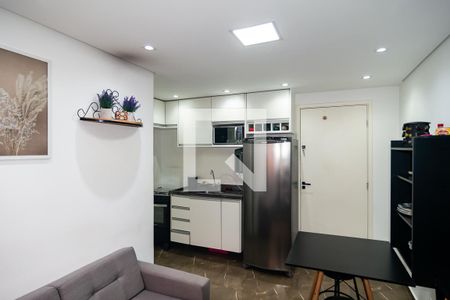 Sala / Cozinha de apartamento para alugar com 1 quarto, 25m² em Bela Vista, São Paulo
