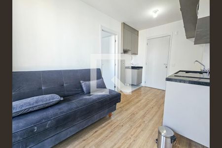 Sala/Cozinha de apartamento para alugar com 1 quarto, 27m² em Campo Belo, São Paulo