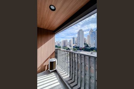 Varanda de kitnet/studio à venda com 1 quarto, 25m² em Vila Regente Feijó, São Paulo