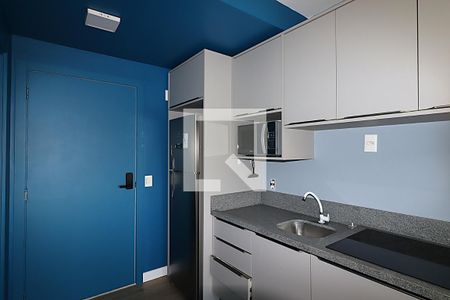 Espaço conjugado - Geladeira de kitnet/studio à venda com 1 quarto, 28m² em Mont’serrat, Porto Alegre