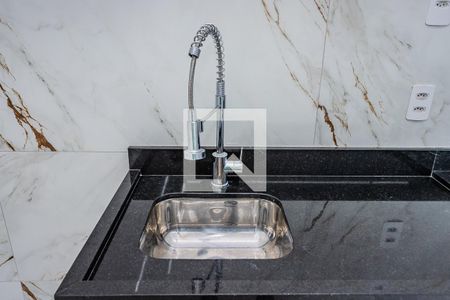 Sala e cozinha de apartamento para alugar com 1 quarto, 34m² em Vila Pereira Barreto, São Paulo