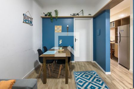 Sala de apartamento para alugar com 1 quarto, 40m² em Canto do Forte, Praia Grande
