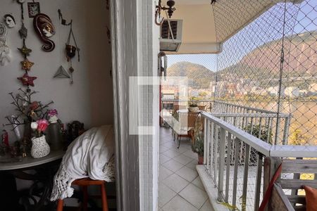 Varanda da Sala de apartamento à venda com 3 quartos, 120m² em Lagoa, Rio de Janeiro