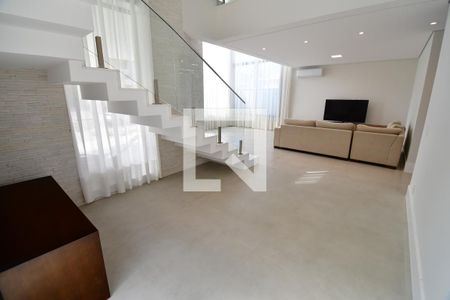 Sala de casa de condomínio para alugar com 4 quartos, 295m² em Loteamento Residencial Arborais, Campinas