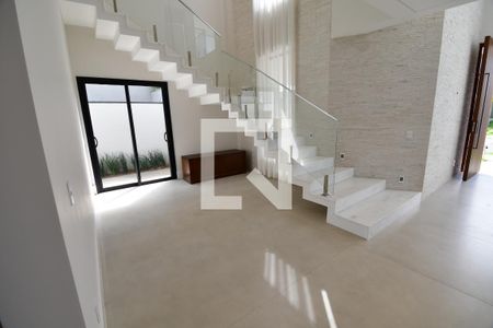 Sala de casa de condomínio para alugar com 4 quartos, 295m² em Loteamento Residencial Arborais, Campinas