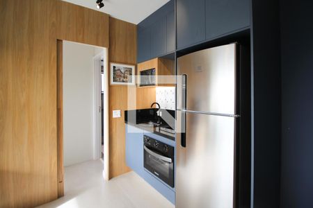 Cozinha de kitnet/studio à venda com 1 quarto, 36m² em Indianópolis, São Paulo
