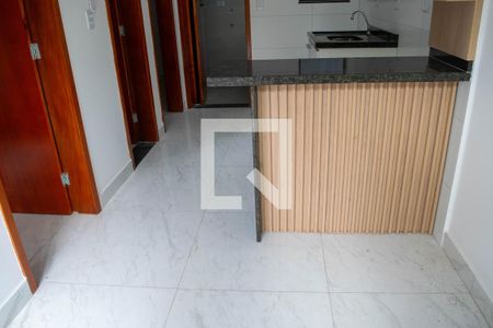 Sala/Cozinha de casa de condomínio à venda com 2 quartos, 40m² em Penha de França, São Paulo
