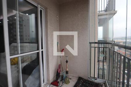 Varanda de apartamento à venda com 2 quartos, 50m² em Vila Antonieta, São Paulo