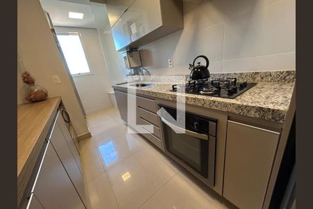 Cozinha de apartamento para alugar com 2 quartos, 63m² em Santa Mônica, Uberlândia