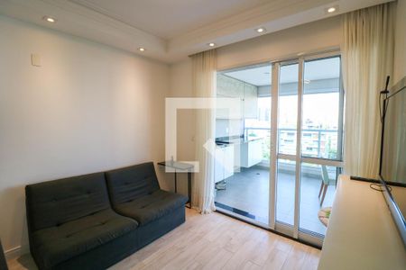Sala / Cozinha de apartamento para alugar com 2 quartos, 58m² em Brooklin, São Paulo