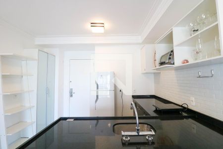 Sala / Cozinha de apartamento para alugar com 2 quartos, 58m² em Brooklin, São Paulo