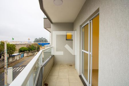 Varanda da sala e quarto 2 de apartamento à venda com 2 quartos, 100m² em Jardim Utinga, Santo André